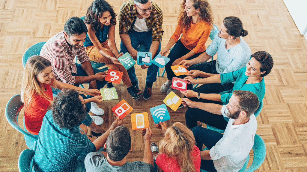 social media community building